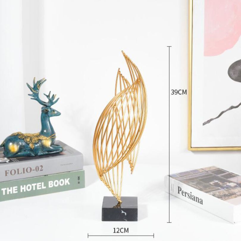 Moderne Bølget Ornament for Hjem og Kontor 5