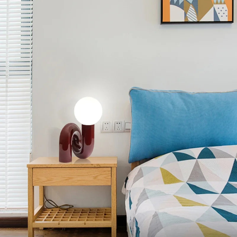 Moderne Bordlampe i Glass 1