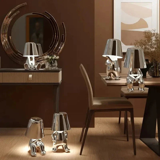 Moderne Bordlampe i Skulpturstil 1