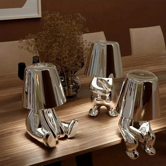 Moderne Bordlampe i Skulpturstil 3
