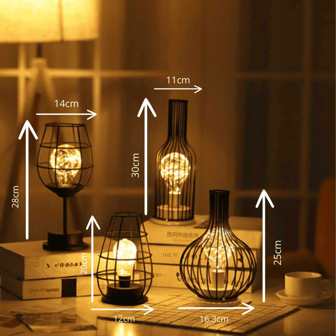 Moderne Bordlampe i Svart Design 1