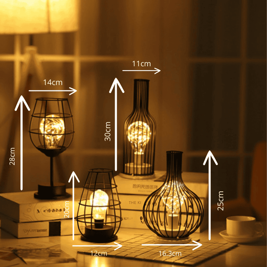 Moderne Bordlampe i Svart Design 1