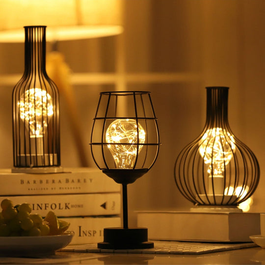 Moderne Bordlampe i Svart Design 6