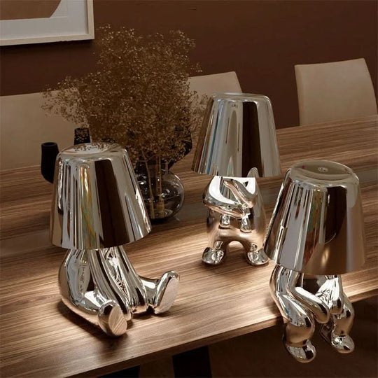 Moderne Bordlampe med Dimmbar LED 4