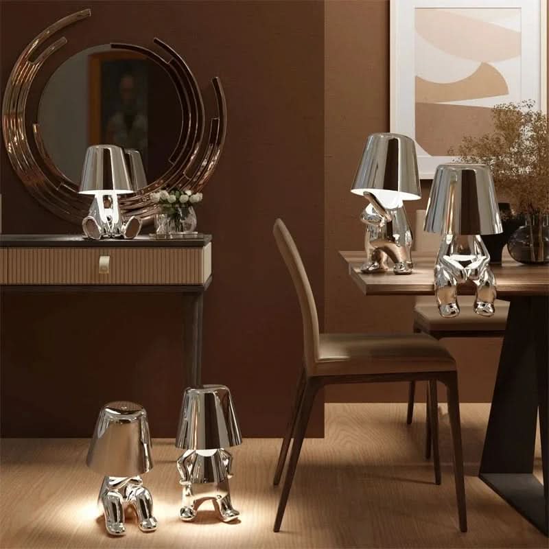 Moderne Bordlampe med Dimmbar LED 5