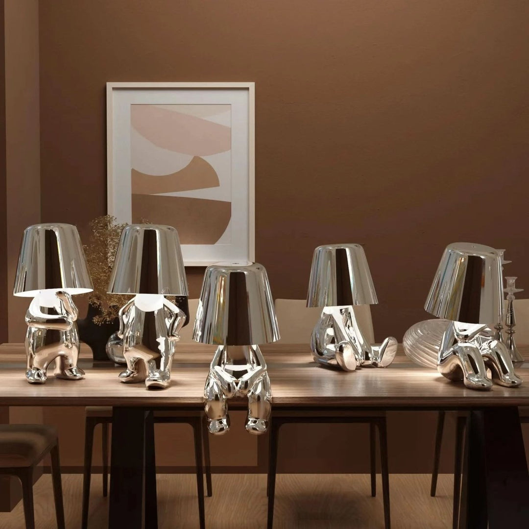 Moderne Bordlampe med Dimmbar LED 8