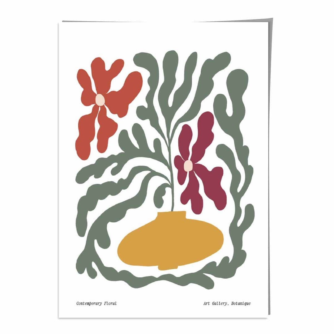 Moderne Botanisk Plakat Boho Stil 0