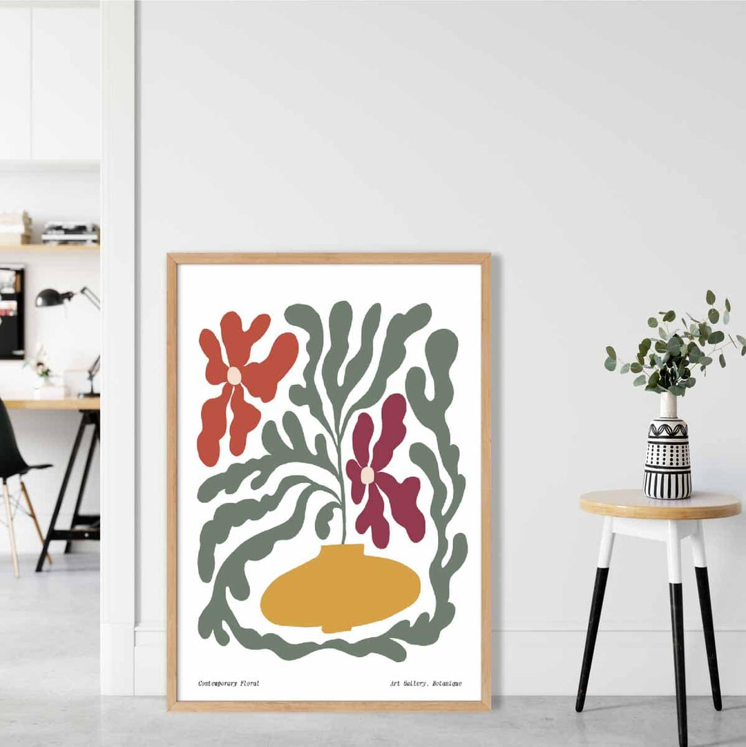 Moderne Botanisk Plakat Boho Stil 1