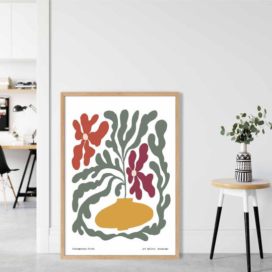 Moderne Botanisk Plakat Boho Stil 1