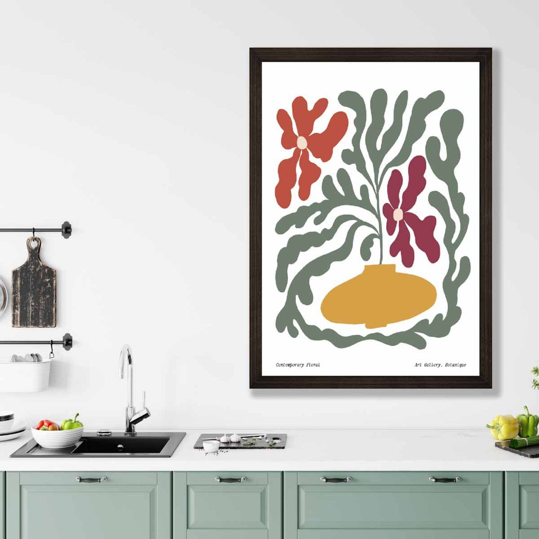 Moderne Botanisk Plakat Boho Stil 3