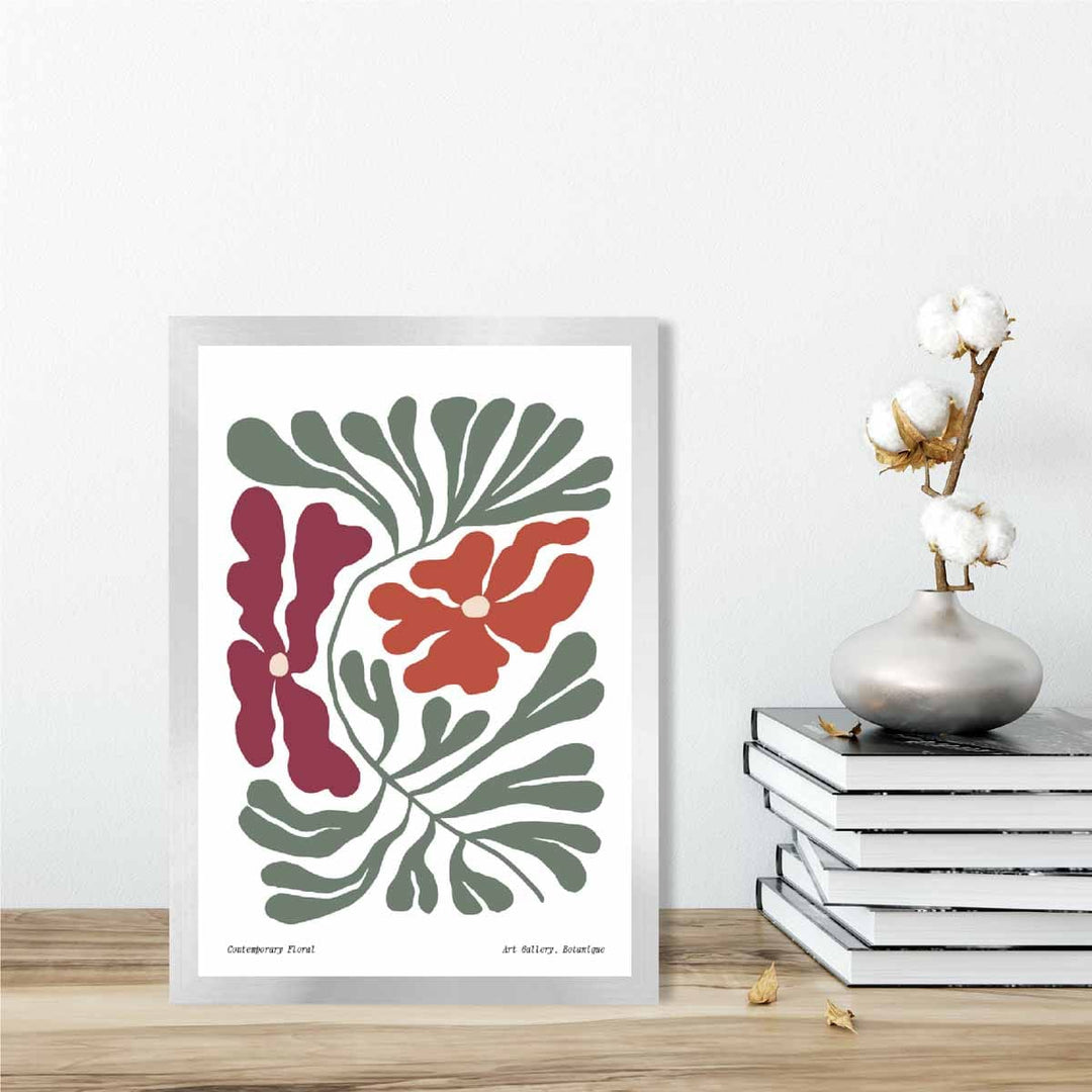 Moderne Botanisk Plakat med Blomsterdesign 2