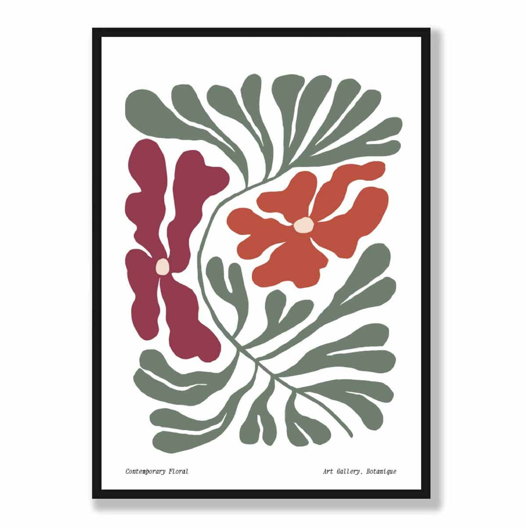 Moderne Botanisk Plakat med Blomsterdesign 5