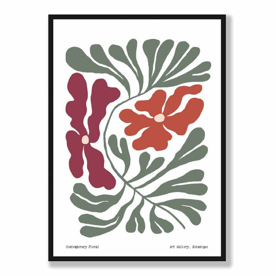 Moderne Botanisk Plakat med Blomsterdesign 5