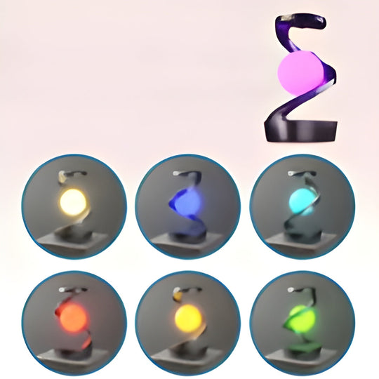 Moderne Flytende Lampe med Roterende LED-Lys 4