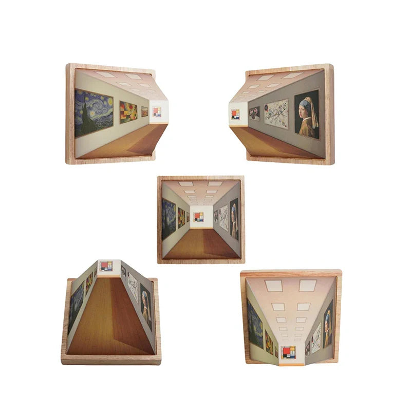 Moderne LED-lampe med 3D Veggkunst 2