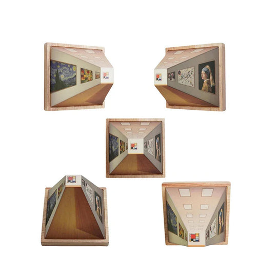 Moderne LED-lampe med 3D Veggkunst 2