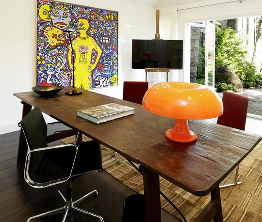 Moderne LED-sopplampe for stue og soverom 1