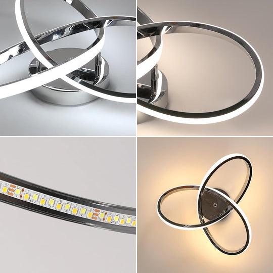 Moderne LED-taklampe med Blomsterdesign 1