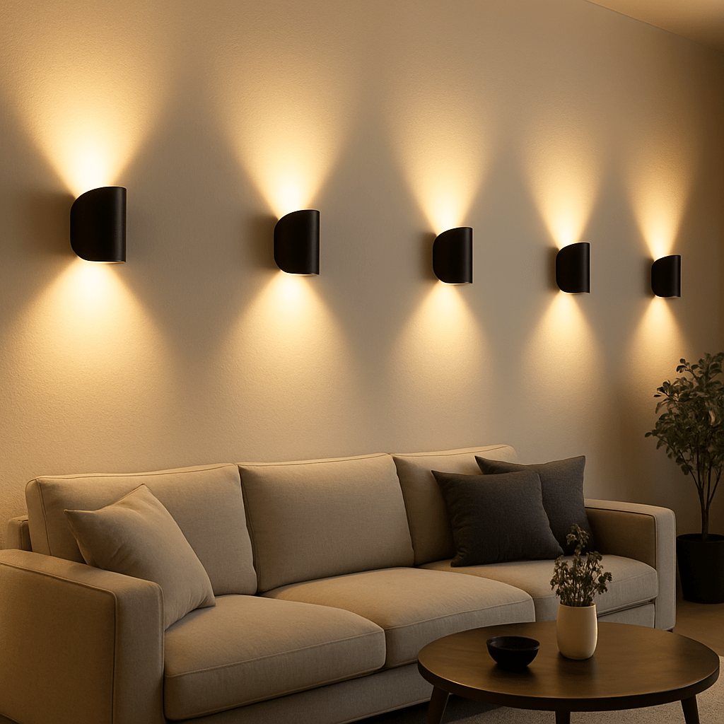 Moderne LED-vegglampe for stue og soverom 2