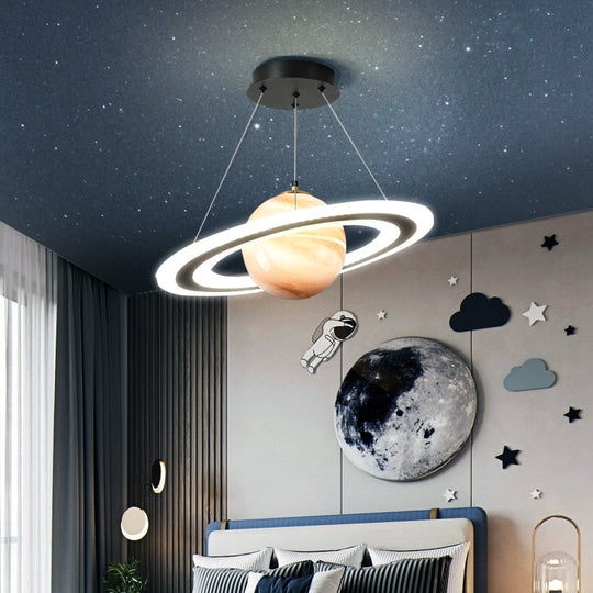 Moderne LED Hengelampe Planet Design 1