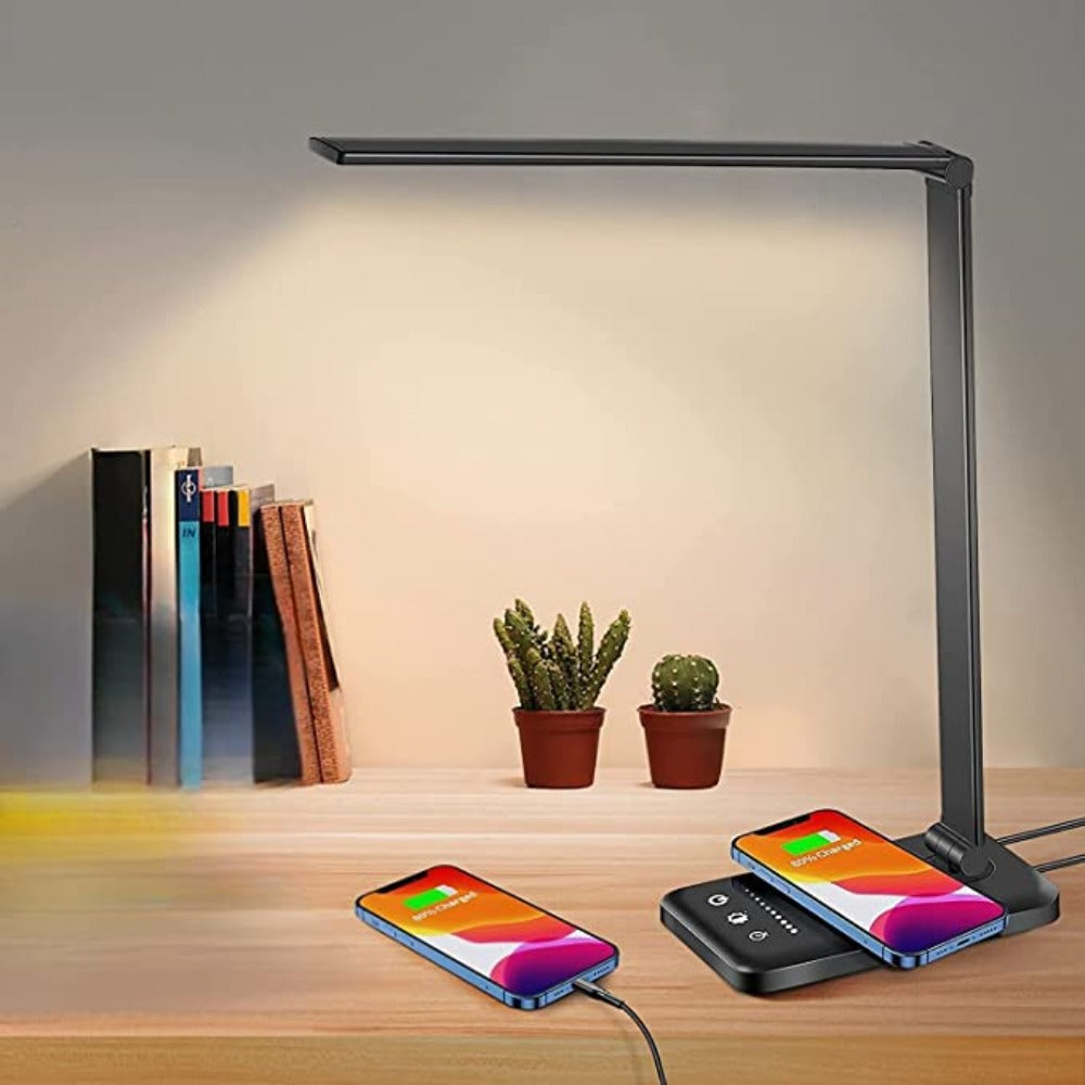 Moderne LED Skrivebordslampe med Justerbare Lysinnstillinger 4