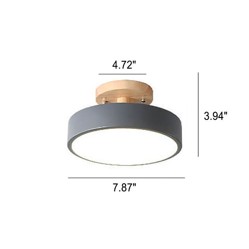 Moderne LED Taklampe i Tre for Stue og Soverom 11