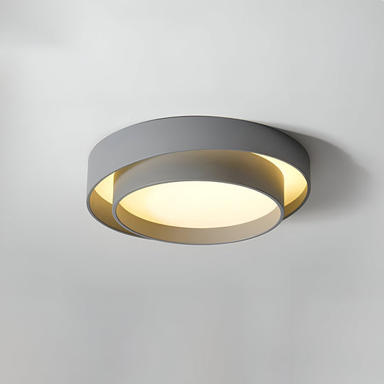Moderne LED Taklampe med Dobbeltlags Design 11