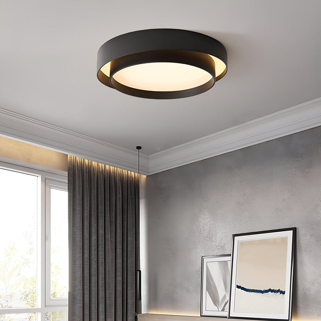 Moderne LED Taklampe med Dobbeltlags Design 8