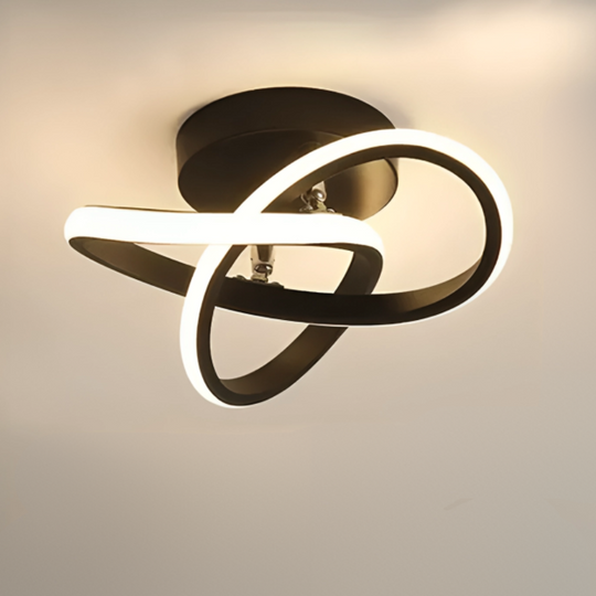 Moderne LED Taklampe med To Ringer 6