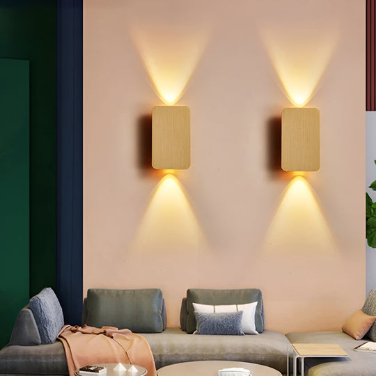 Moderne LED Vegglampe Minimalistisk Design 10