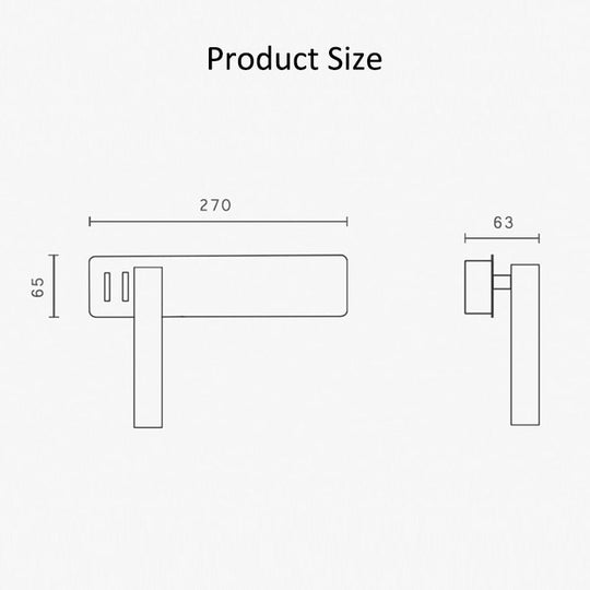 Moderne LED Vegglampe for Lesing 4