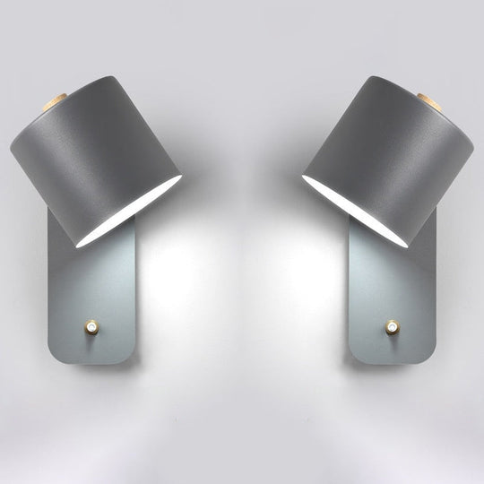 Moderne LED Vegglampe med Bryter 4