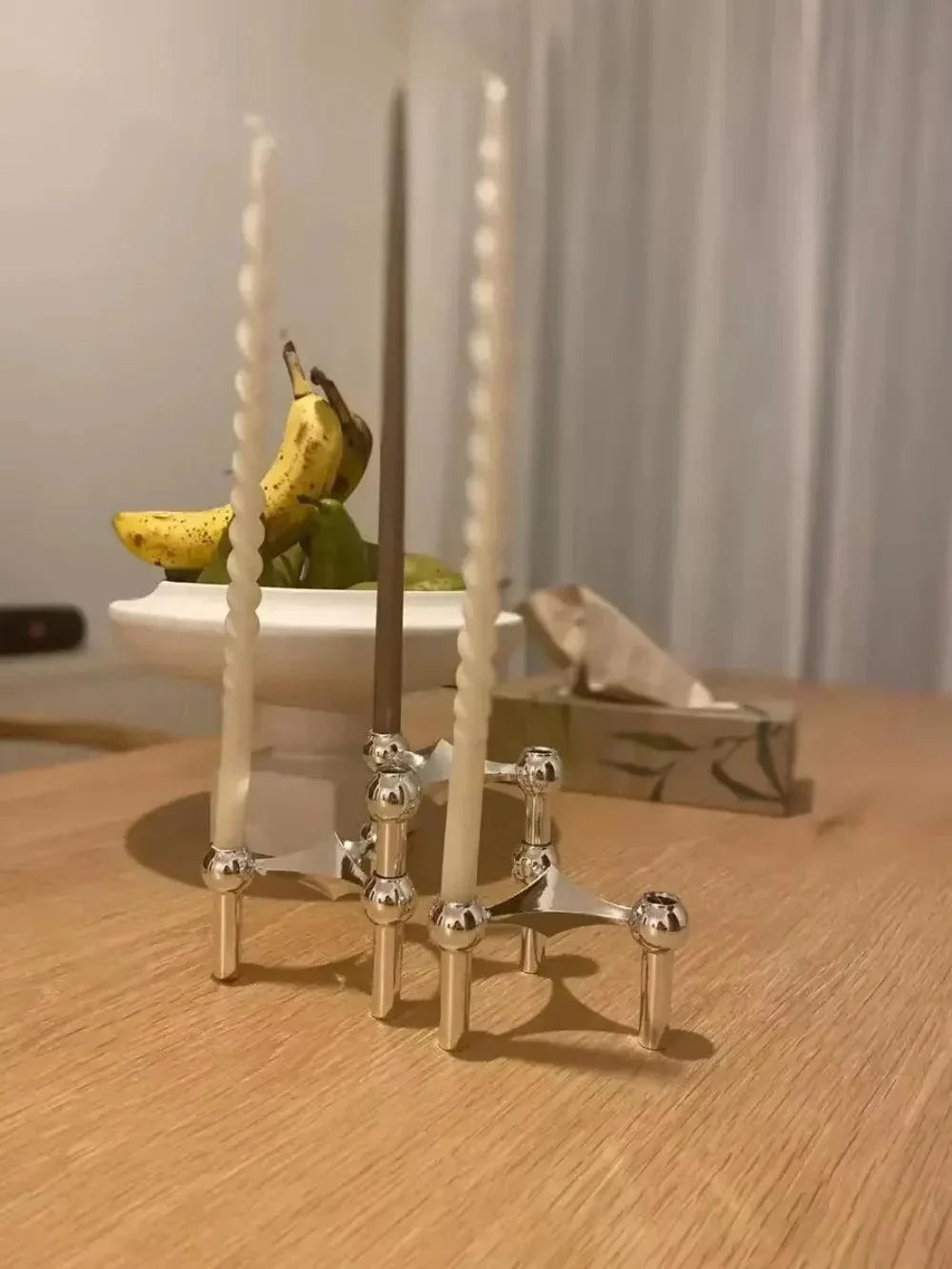 Moderne Lysestake i Metall for Hjemmedekorasjon - Minimalistisk Design, Allsidig Stilinspirasjon 4