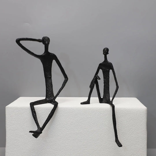 Moderne Metallfigursett for Innredning 3
