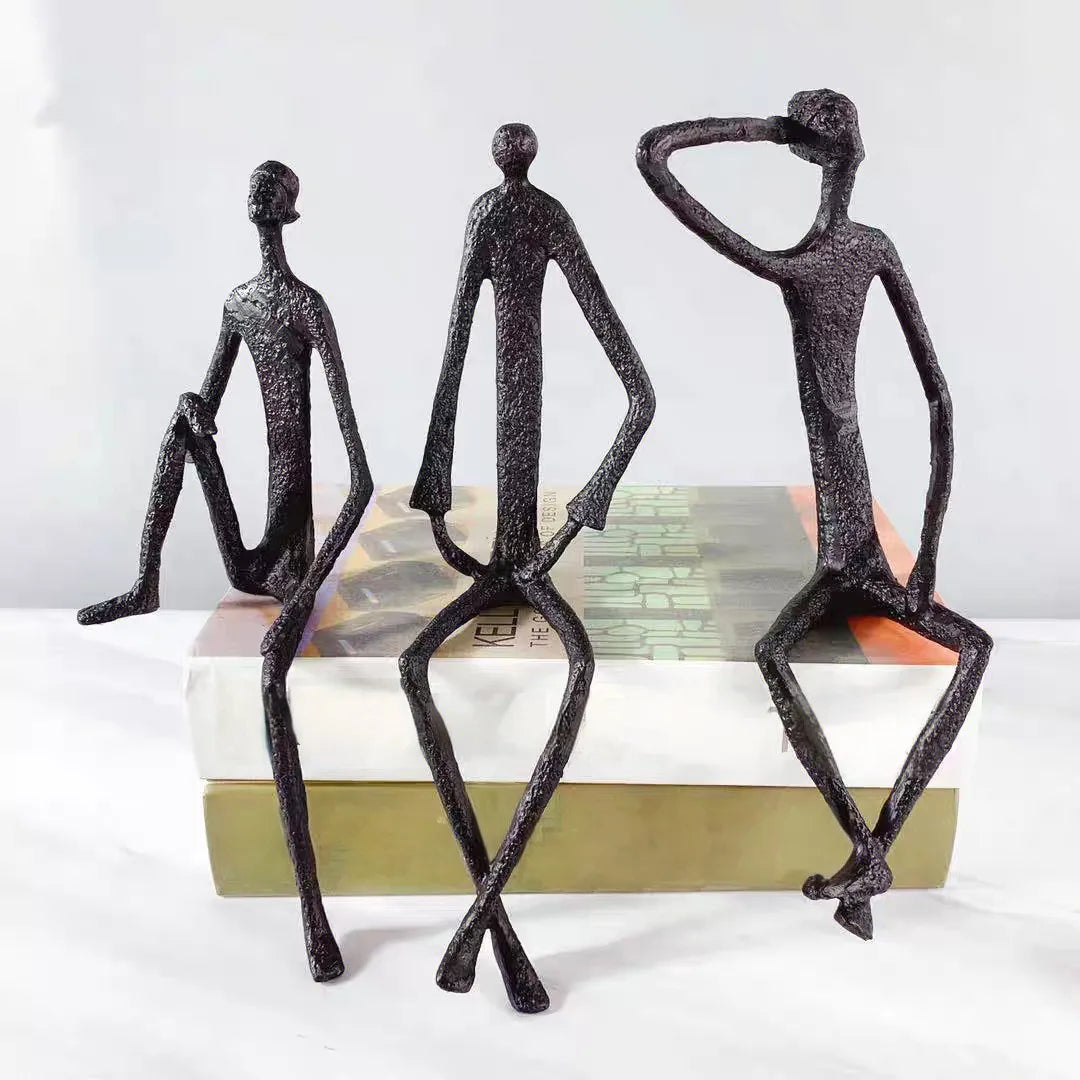 Moderne Metallfigursett for Innredning 5