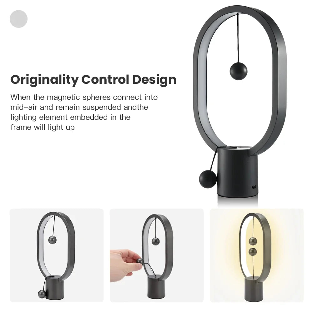 Moderne Mini Nattlampe med Magnetisk Kontroll 8