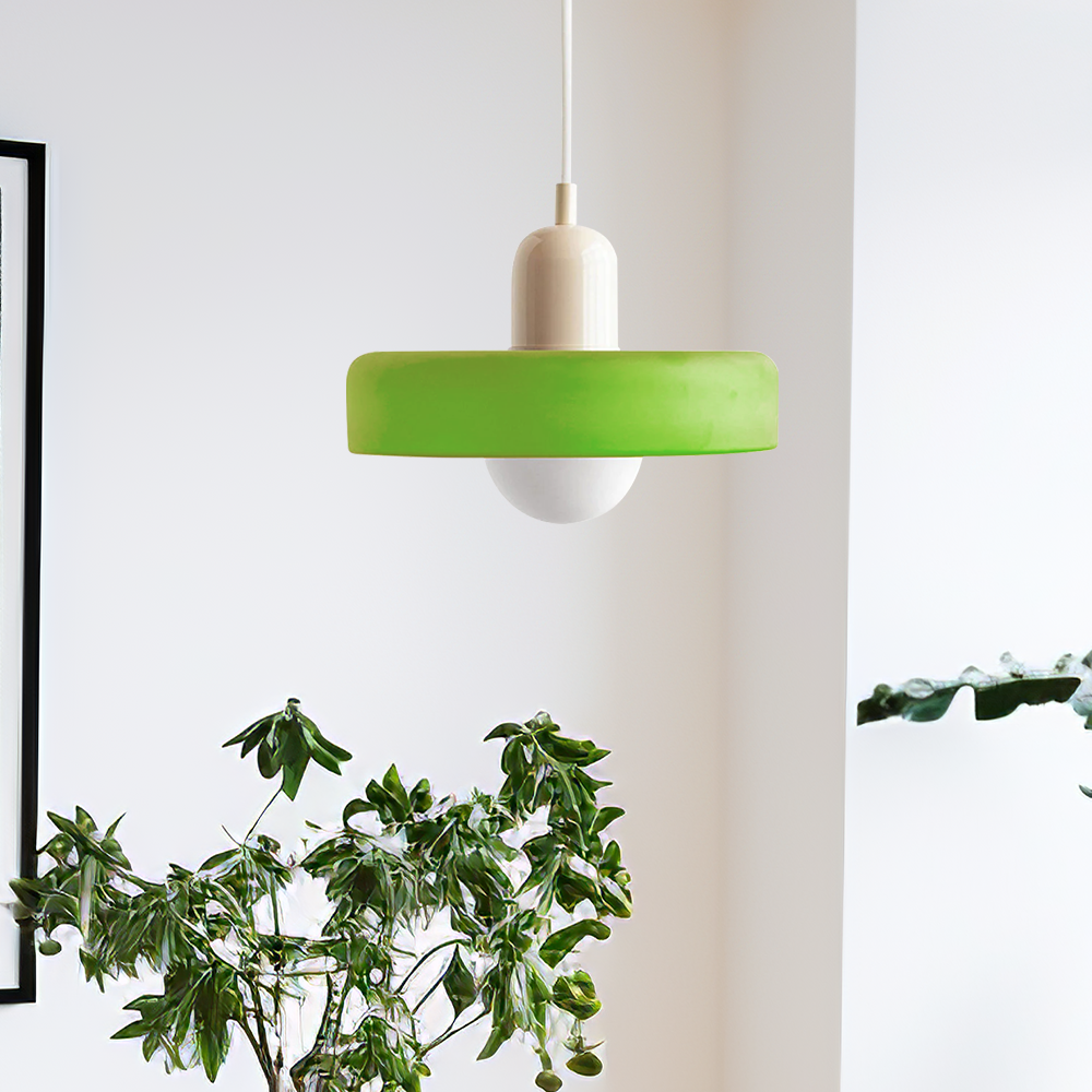 Moderne Pendellampe Geometrisk Design i Fargerik Glass 11