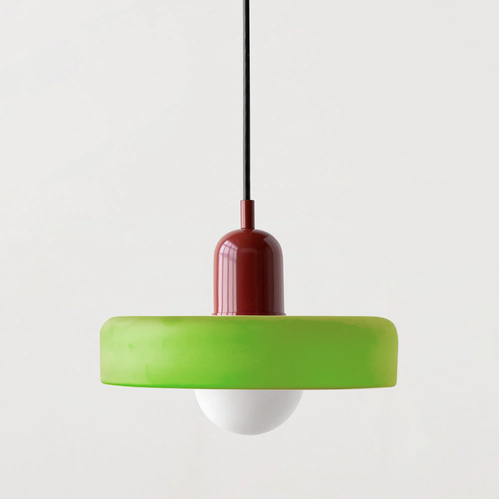 Moderne Pendellampe Geometrisk Design i Fargerik Glass 15