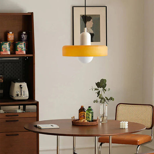 Moderne Pendellampe Geometrisk Design i Fargerik Glass 18