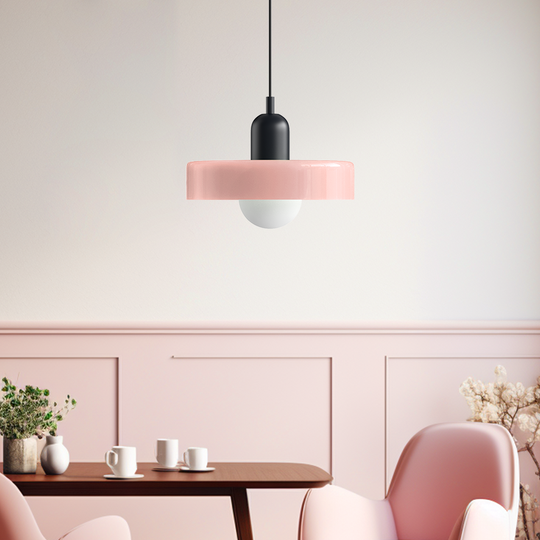Moderne Pendellampe Geometrisk Design i Fargerik Glass 19