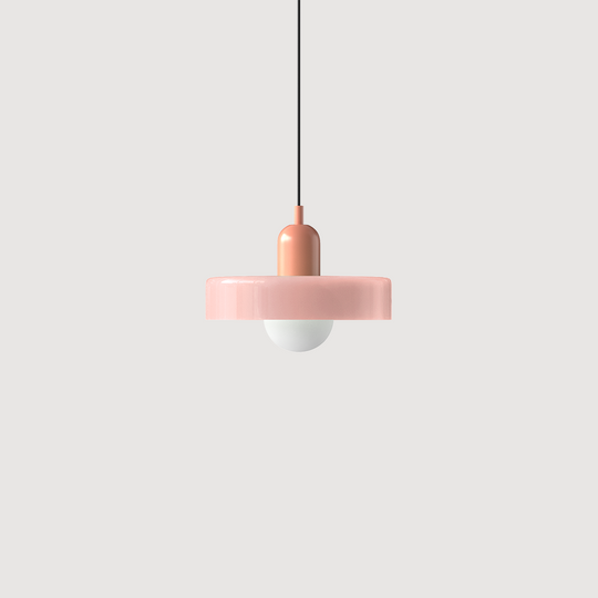 Moderne Pendellampe Geometrisk Design i Fargerik Glass 34