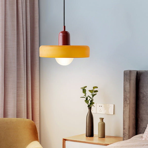 Moderne Pendellampe Geometrisk Design i Fargerik Glass 4