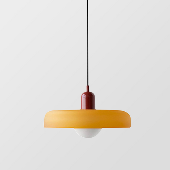 Moderne Pendellampe Geometrisk Design i Fargerik Glass 5