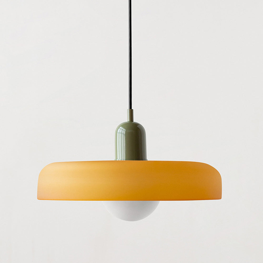 Moderne Pendellampe Geometrisk Design i Fargerik Glass 7