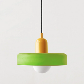 Moderne Pendellampe Geometrisk Design i Fargerik Glass 9