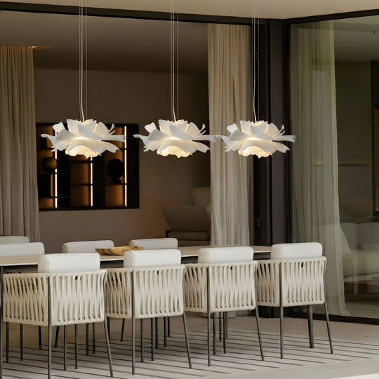 Moderne Pendellampe Lotus Design for Stue og Spisestue 2