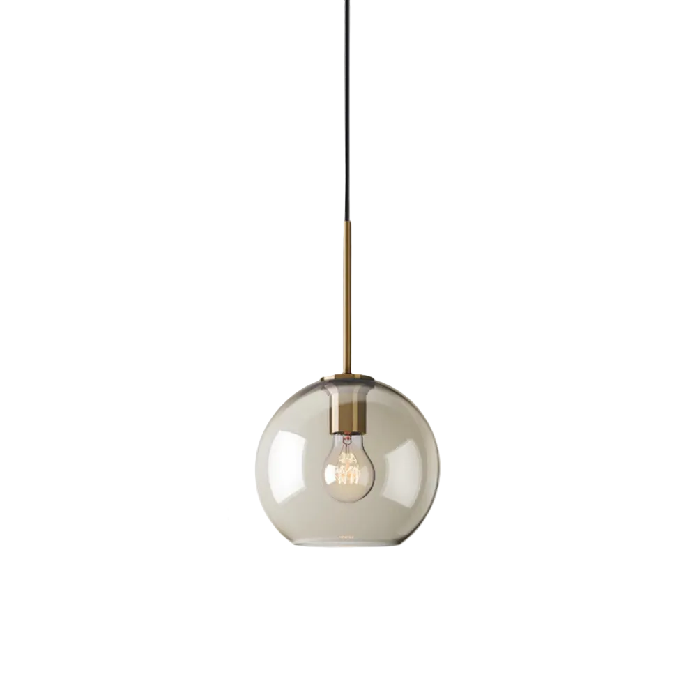 Moderne Pendellampe i Glass 0