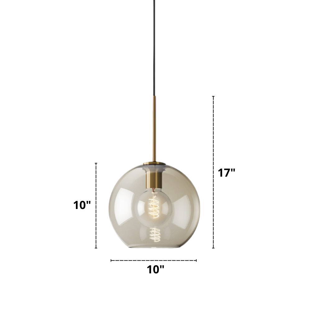 Moderne Pendellampe i Glass 10