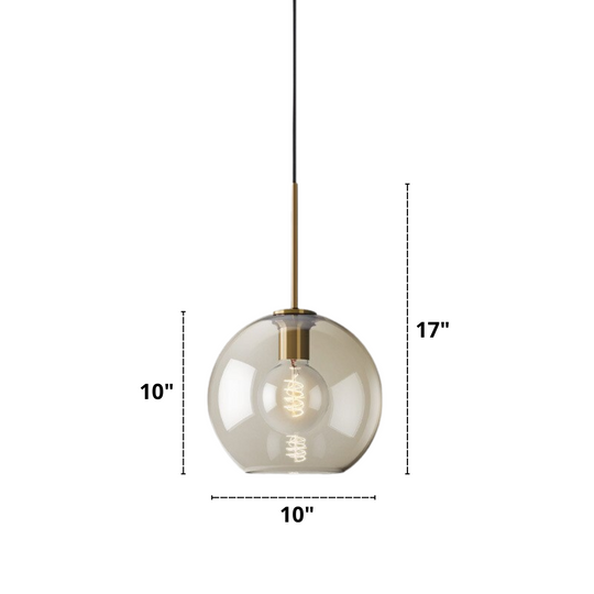 Moderne Pendellampe i Glass 10
