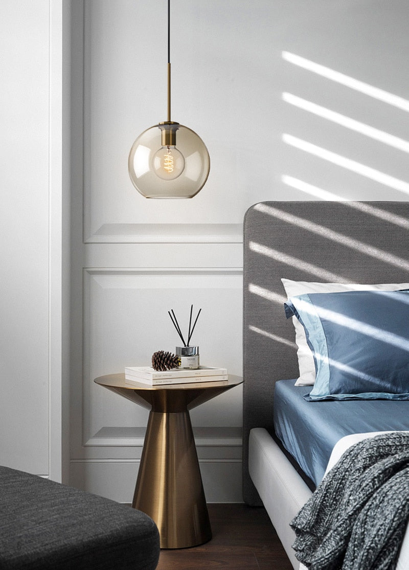 Moderne Pendellampe i Glass 7